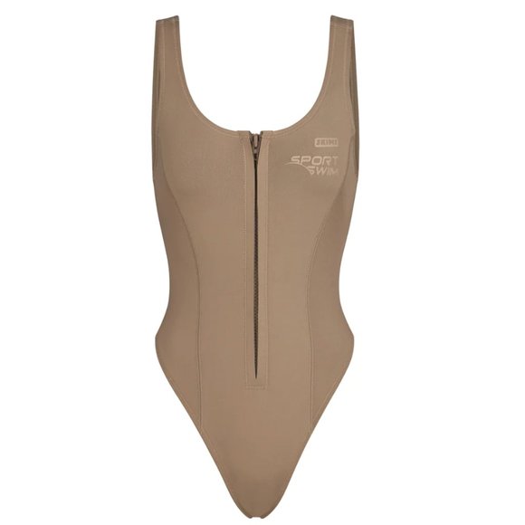 SKIMS Taupe One Piece Swimsuit - Picture 4 of 8